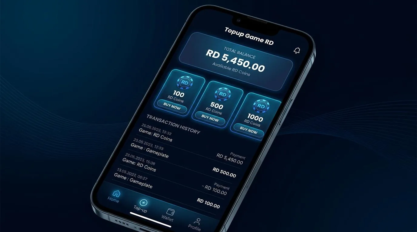 RD Game Topup Abadi — top up Royal Dream chip gold RD instan